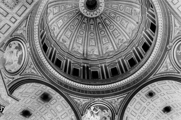 'Interior of Michaelangelo's dome in St. Peter's Rome,' by Elisabeth Flynn-Chapman