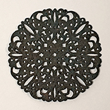 'Rusty Decoration,' Photography, 6 x 6 inch prints, by Jere Kittle