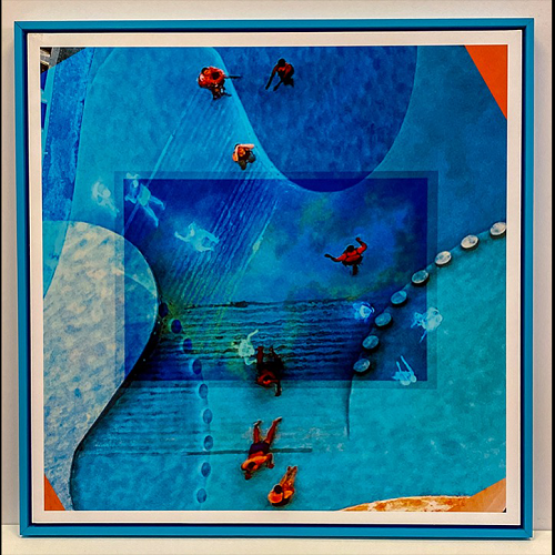 'The Loves of the Gods' by Carl Patow, Digital Photomontage, 2021, 34 x 34 inches