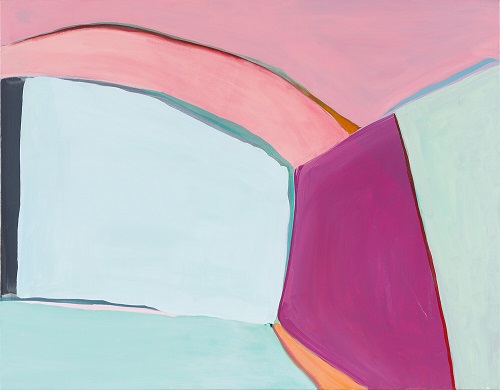 'Blue Wings,' Acrylic on stretched canvas, 30x40in, by Elizabeth Magness