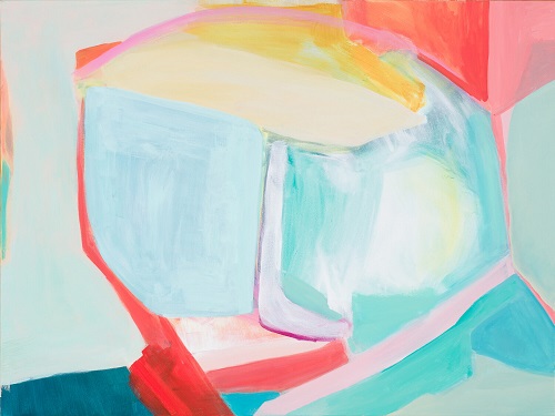 'Moon Portal,' Acrylic on stretched canvas, 30x40in, by Elizabeth Magness