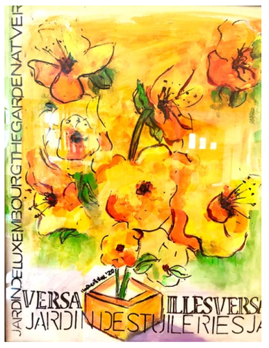 'French Garden Flowers,' by Marlene Fisher